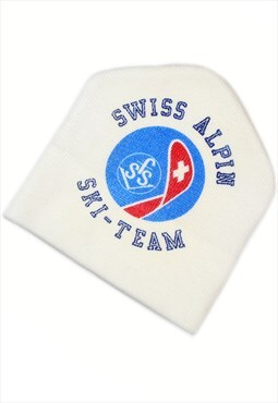 70s 80s Steffner SWISS Alpine Ski Team vintage beanie OS hat