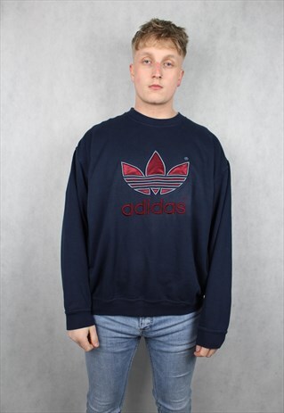 vintage adidas trefoil sweatshirt