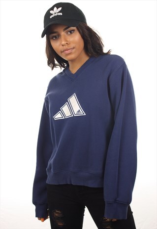 VINTAGE ADIDAS BIG LOGO SWEATSHIRT JUMPER