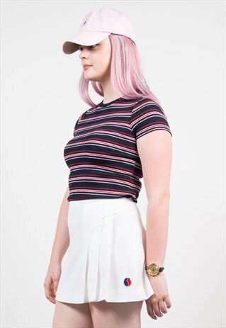VINTAGE 90'S WHITE TENNIS SKIRT
