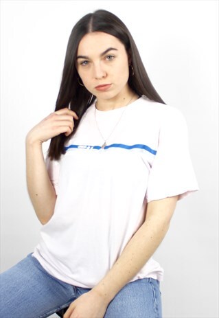 90'S RETRO BABY PINK & BLUE T-SHIRT