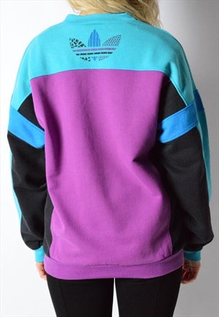 adidas colour block sweatshirt