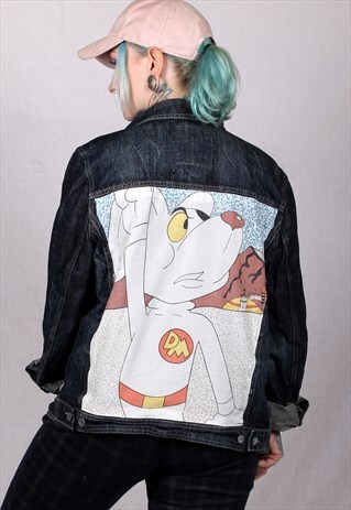 REWORKED DANGERMOUSE 80S VINTAGE DENIM JACKET