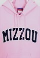 CHAMPION HOODIE / JUMPER IN LIGHT PINK COLOUR, MIZZOU.