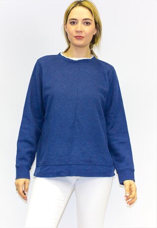 RETRO BLUE CREWNECK SWEATSHIRT