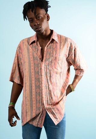 RETRO PASTEL ABSTRACT SHIRT