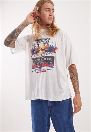 VINTAGE TOUR DE FRANCE GRAPHIC T-SHIRT