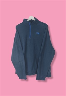 Vintage The North Face Fleece quarter zip in Blue L