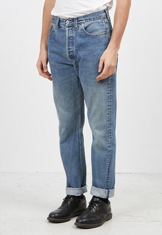 VINTAGE BLUE LEVI'S 510 04 FIT DENIM JEANS