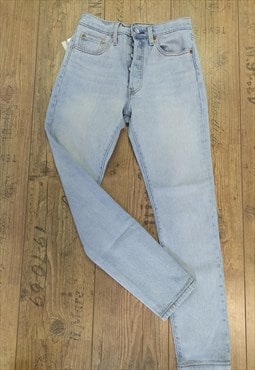 Mid Rise Stretch Slim Fit 501 Levi Light Blue Jeans