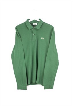 Vintage Lacoste Polo Shirt in Green M