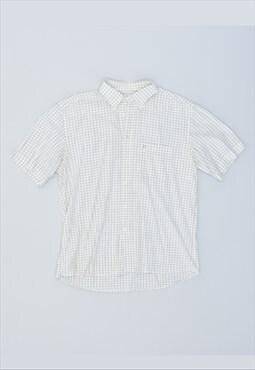 Vintage 90's Roccobarocco Shirt Check White
