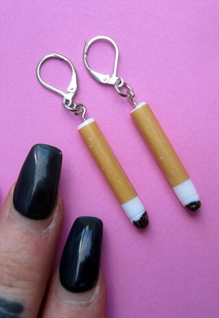 CIGARETTE Y2K KITSCH FESTIVAL EARRINGS