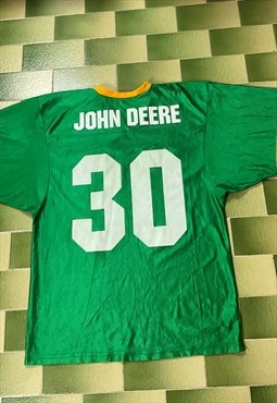 Vintage John Deere 30 Green Football Jersey