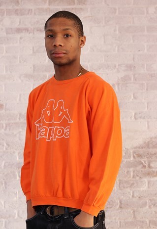 kappa sweatshirt orange