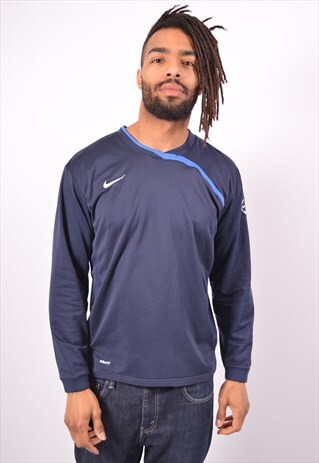 VINTAGE NIKE TOP LONG SLEEVE NAVY BLUE