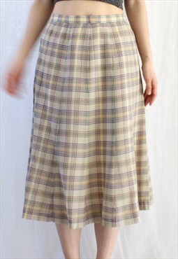Vintage Skirt Grid S T716