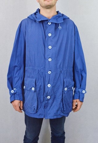 VINTAGE M62 SWEDISH SMOCK PARKA JACKET COAT BLUE