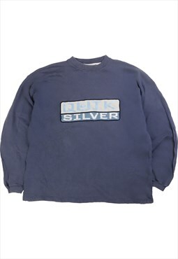 Vintage  Quiksilver Sweatshirt Spellout Heavyweight Crewneck