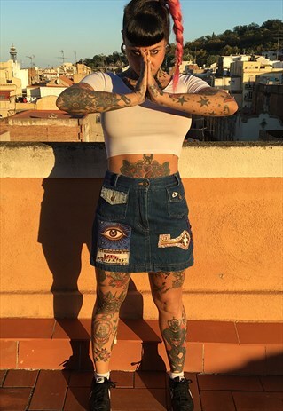 CUSTOMISED - THE PHILOSOPHER'S STONE MINI-SKIRT