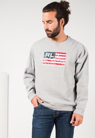VINTAGE 90S POLO RALPH LAUREN SWEATSHIRT / S1013
