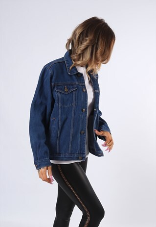 DENIM JACKET OVERSIZED RELAXED FIT UK 12 (4CT)