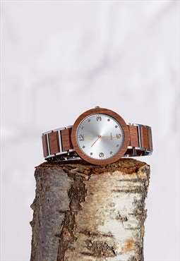 The Elm - Handmade Recycled Wood Wristwatch