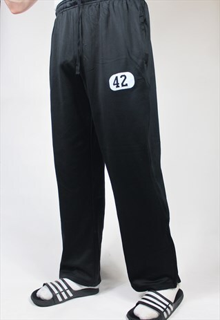 black champion tracksuit bottoms