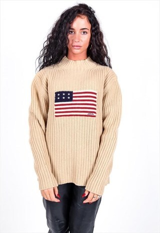 AMERICAN FLAG KNITWEAR JUMPER K375