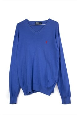 Vintage Ralph Lauren Jumper in Blue M