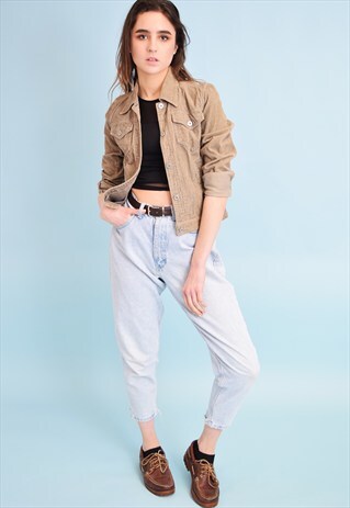 90'S RETRO CORDUROY NEUTRAL JACKET