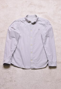 AllSaints Huntingdon Grey Shirt 