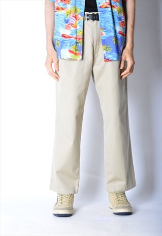 VINTAGE 90S BEIGE CHINOS PANTS