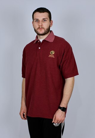 VERSACE JEANS POLO SHIRT MEN RARE