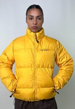 Yellow 90s Polo Jeans Ralph Lauren Puffer Jacket Coat 