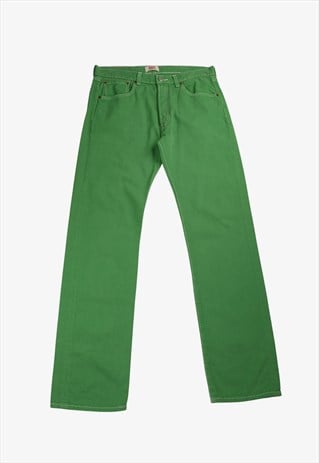 VINTAGE LEVI'S 501 JEAN APPLE GREEN