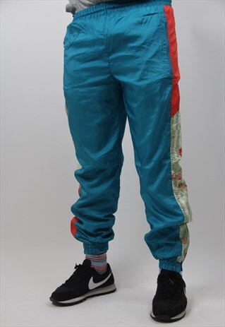 VINTAGE PATTERNED TRACKSUIT BOTTOMS