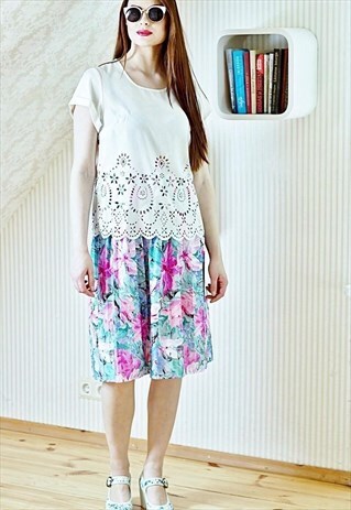 FLORAL VINTAGE SKIRT