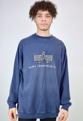 VINTAGE 90'S ALPHA INDUSTRIES SWEATSHIRT