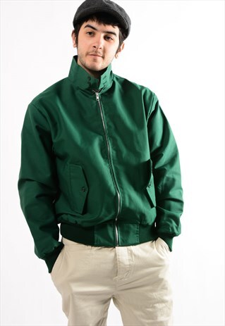 CLASSIC GREEN HARRINGTON JACKET