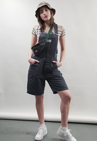 VINTAGE 90'S LEVI'S NAVY DUNGAREE SHORTS