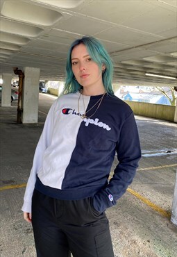 Vintage Champion Rework 50/50 Ladies Sweatshirt