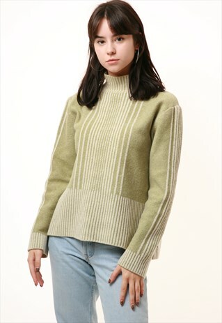 90S VINTAGE VERSACE WOOL JUMPER SWEATER 787