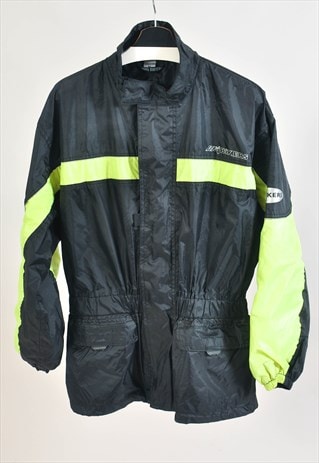 VINTAGE 00S BIKERS SHELL JACKET IN BLACK