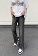 BLACK WASHED DENIM JEANS PANTS TROUSERS