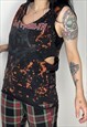 REWORKED ACID WASH IRON MAIDEN DISTRESSED BAND SHIRT 