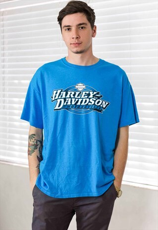 VINTAGE HARLEY DAVIDSON T-SHIRT LOGO 90S XL 6.4