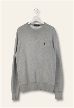 Vintage Ralph Lauren Sweatshirt Classic in Grey M