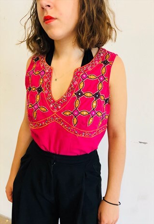 EMBROIDERED VEST