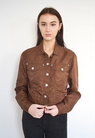 RARE VINTAGE VERSACE BROWN JACKET